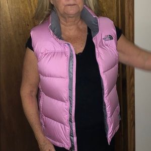 Pink Northface vest
